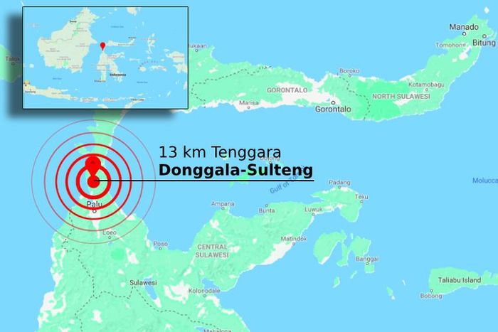 Gempa 7,7 di Donggala, Sulteng