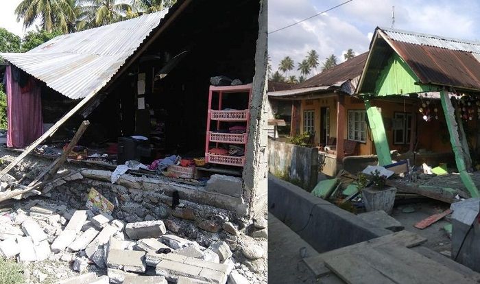 Rumah Rusak Akibat Gempa Sulawesi Tengah