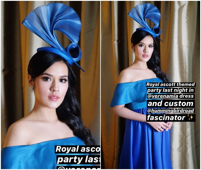 Penampilan Raisa dengan tema Royal Ascott