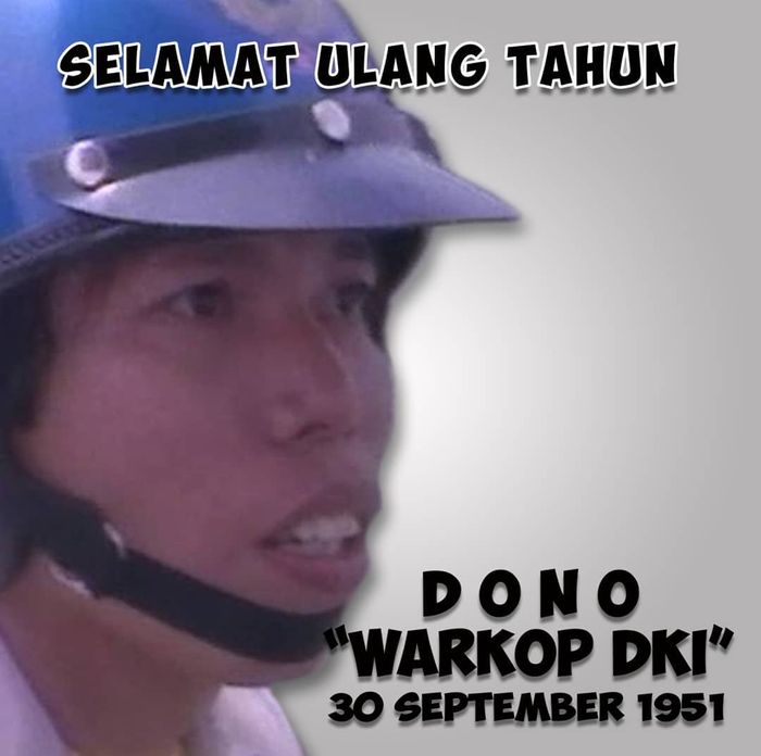Indro Warkop berikan ucapan ulang tahun untuk mendiang Dono