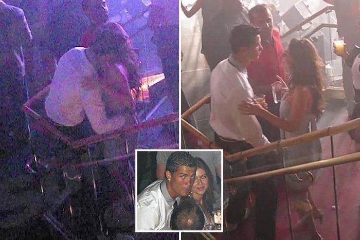 Ronaldo sedang berdansa dengan Kathryn Mayorga