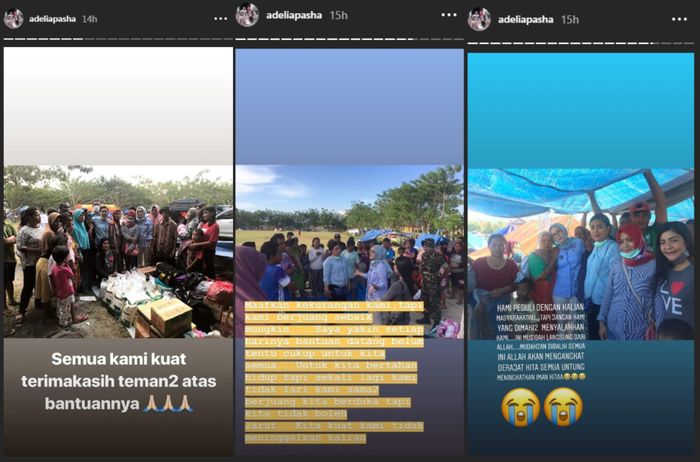 Adelia Pasha curhat di Instagramnya
