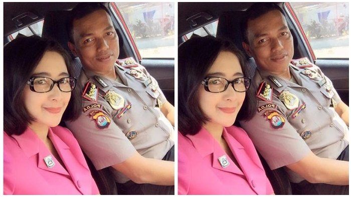 Uut Permatasari dan suami