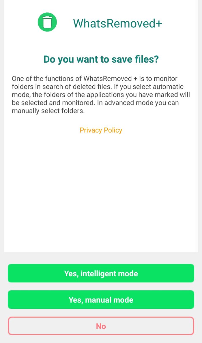 WhatsRemoved
