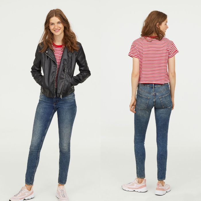 Gaya Edgy ala Kim Tae Ri dengan H&M - Super Skinny Regular Jeans