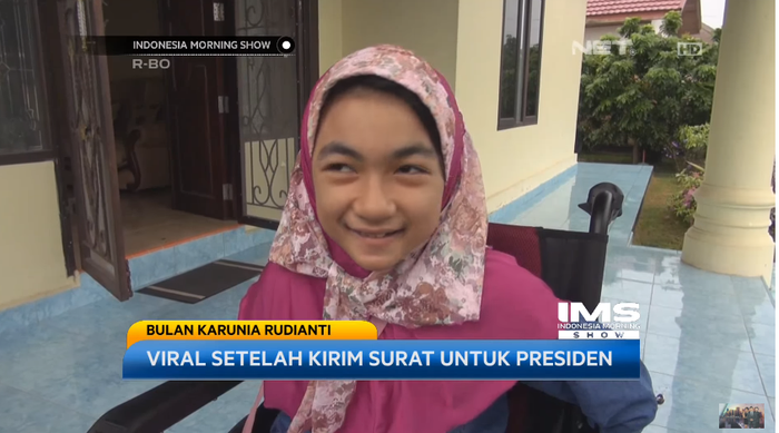 Kondisi halaman rumah Bulan Kurnia
