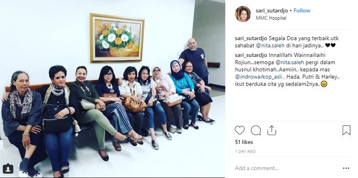 kabar duka istri indro warkop