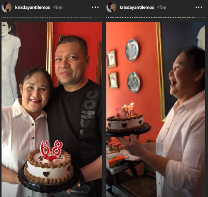 Raul Lemos juga turut rayakan hari ulang tahun ibunda Krisdayanti