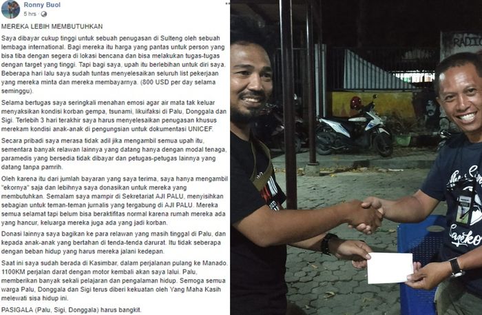 Kisah inspiratif fotografer asal Manado tempuh jarak 1100 km dengan motor ke Sulteng