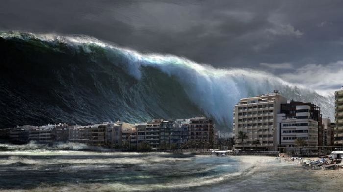 Ilustrasi tsunami. Inilah peta rawan tsunami di Indonesia. (scrivial.com)
