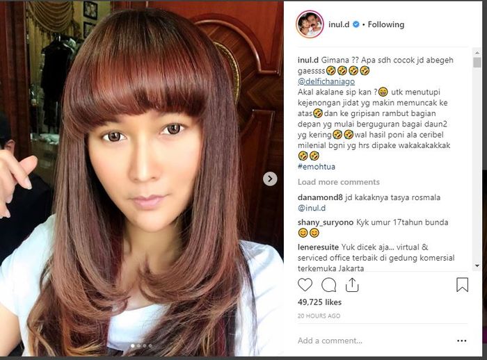 Gaya Rambut Inul