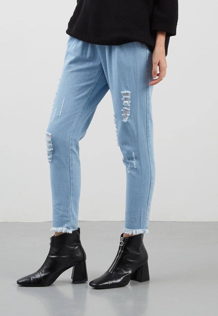 Gaya kasual ala Yuki Kato dengan BerryBenka - Longpants Denim