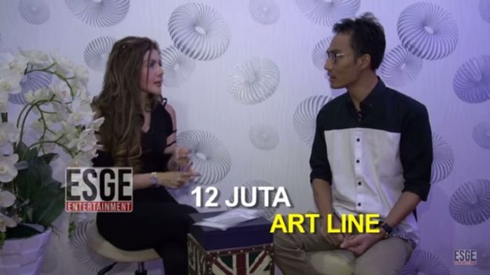 Barbie Kumalasari lakukan Art Line seharga Rp 12 Juta