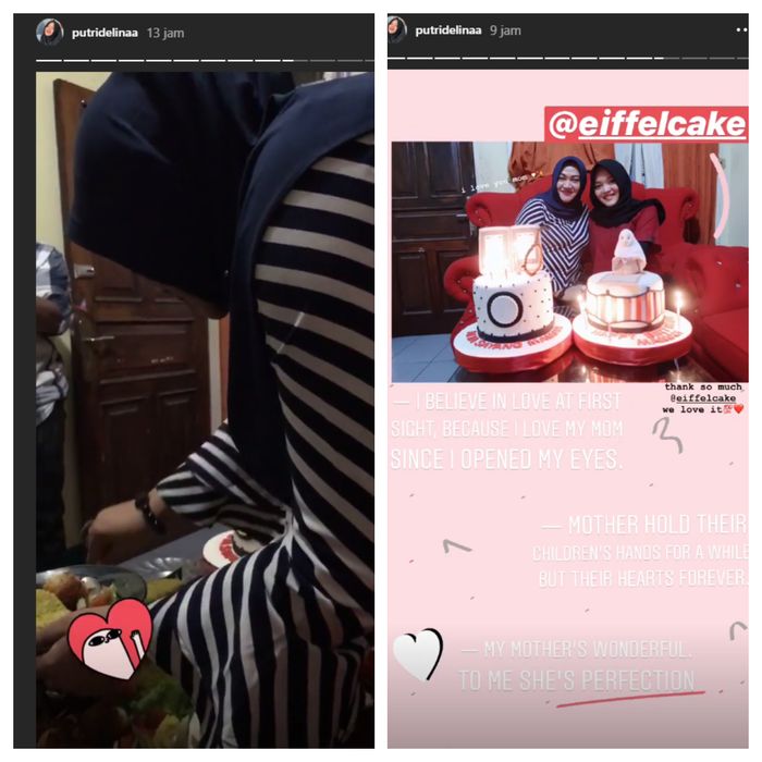 putri Sule di rumah lina