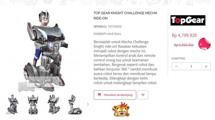 Harga Mainan Toko Rafathar