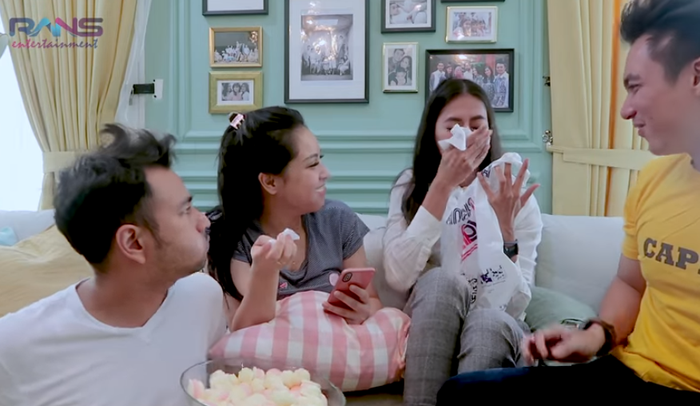 Paula menangis, Baim, Raffi dan Nagita malah mentertawakannya