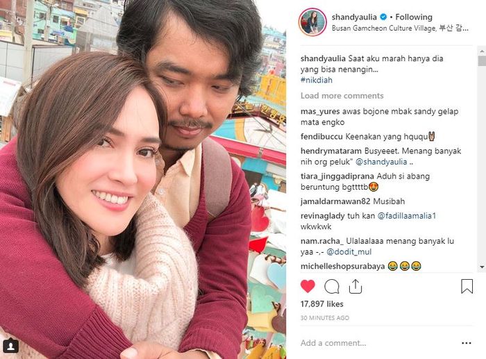 Unggahan Shandy Aulia