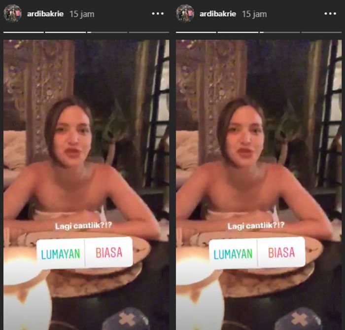 polling Ardi Bakrie untuk kecantikan Nia Ramadhani