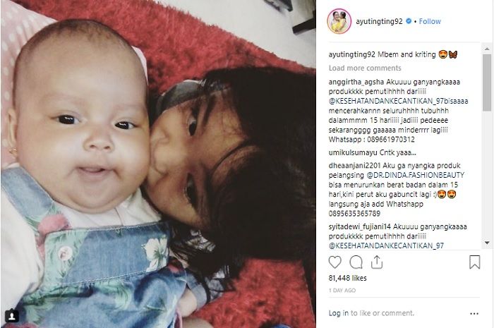 menyandang status janda, Ayu Ting Ting ngebet pengen punya anak lagi