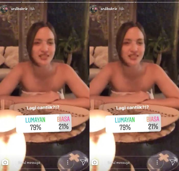 Hasil polling yang dibuat Ardi Bakrie