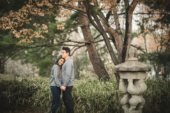 Asty Ananta dan suami saat di Korea Selatan