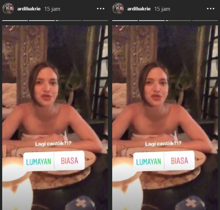 Ardi Bakrie buat polling kecantikan istrinya