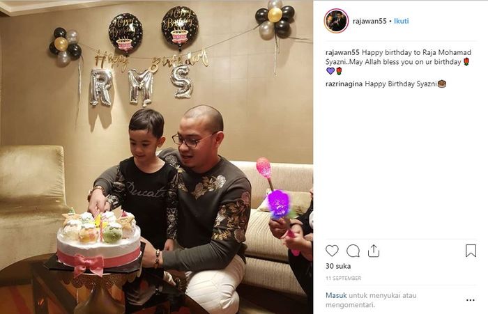 Bubu mantan pacar Syahrini tengah merayakan ulang tahun