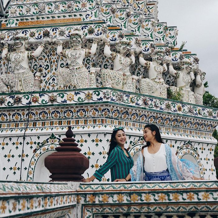 Nikita Willy liburan bersama Winona Willy