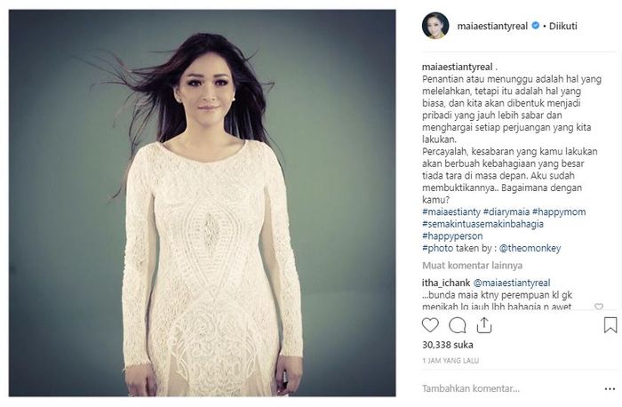 Unggahan Maia Estianty