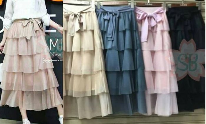 Layer Long Skirt
