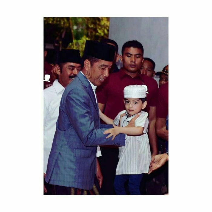 digendong Jokowi