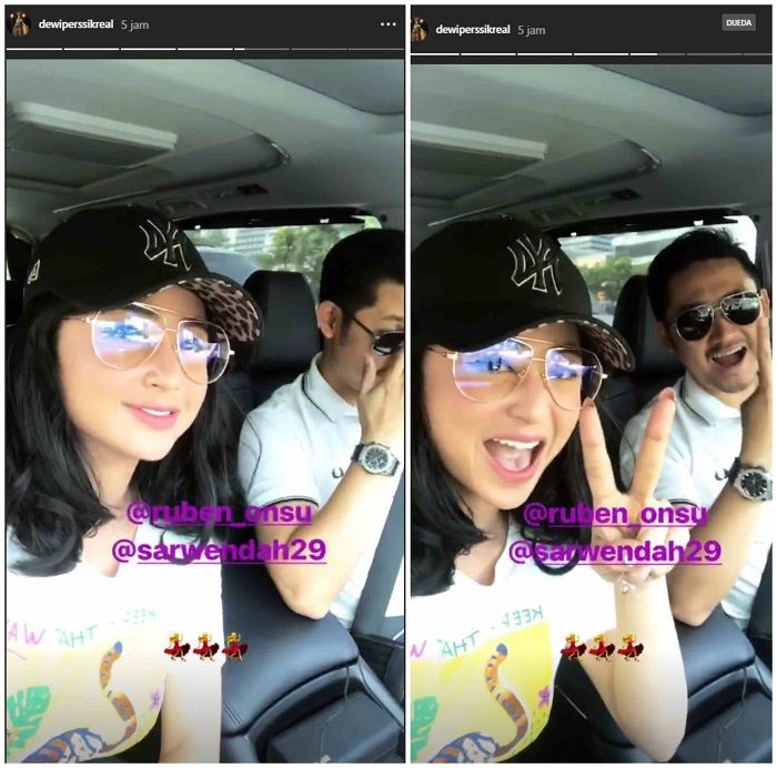Dewi Perssik bocorkan kehamilan Sarwendah