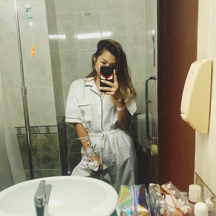Jennifer Bachdim dirawat di rumah sakit (Instagram/@jenniferbachdim)