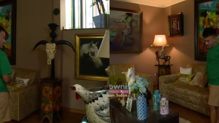 Ruben Onsu membongkar rumah Ivan Gunawan yang terdapat foto Ayu Ting Ting-nya (Tangkap layar Youtube/Trans TV Official)