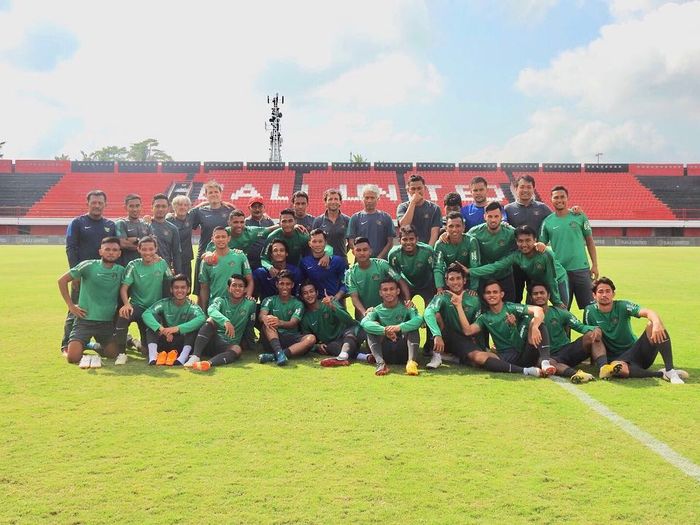 Skuat Timnas Indonesia di Piala AFF 2018.