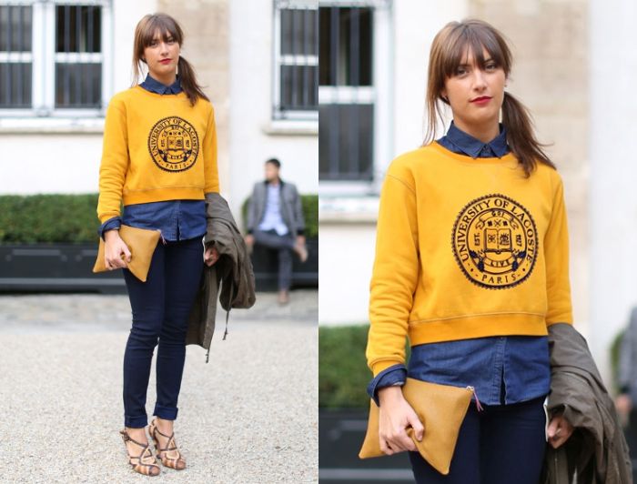 Paduan sweater preppy look
