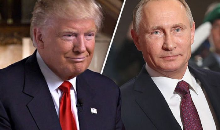 Presiden Donald Trump dan Presiden Vladimir Putin (Express.co.uk)