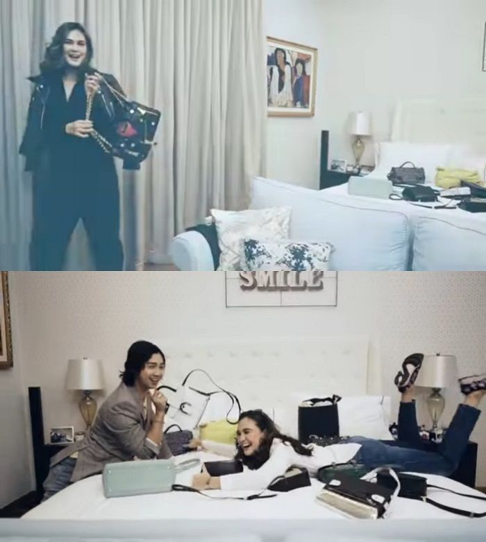 Tampilan kamar Luna Maya