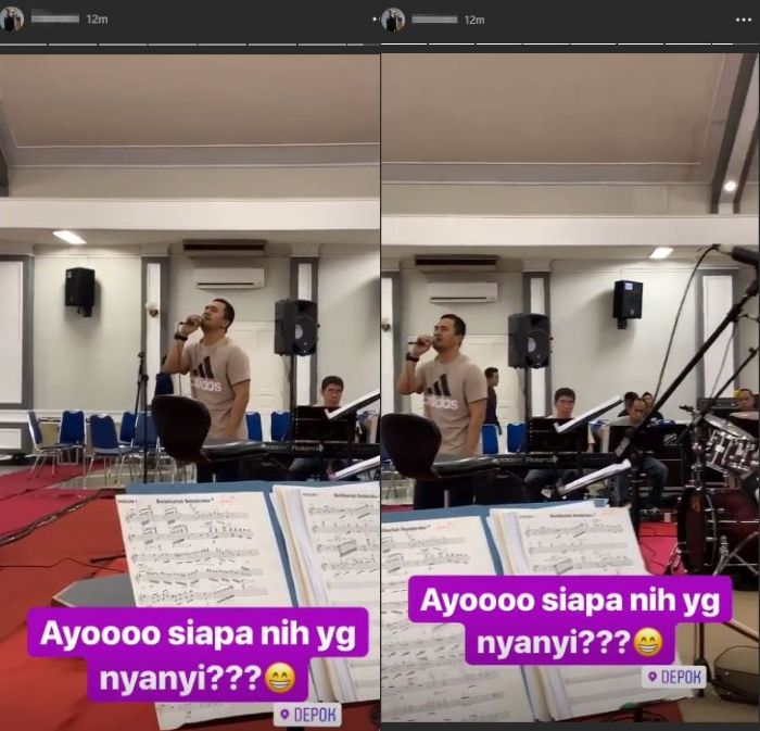 Sosok Saipul Jamil pada sebuah insta story yang diunggah oleh akun Instagram pemain harpa, Minggu (27/10/2018).