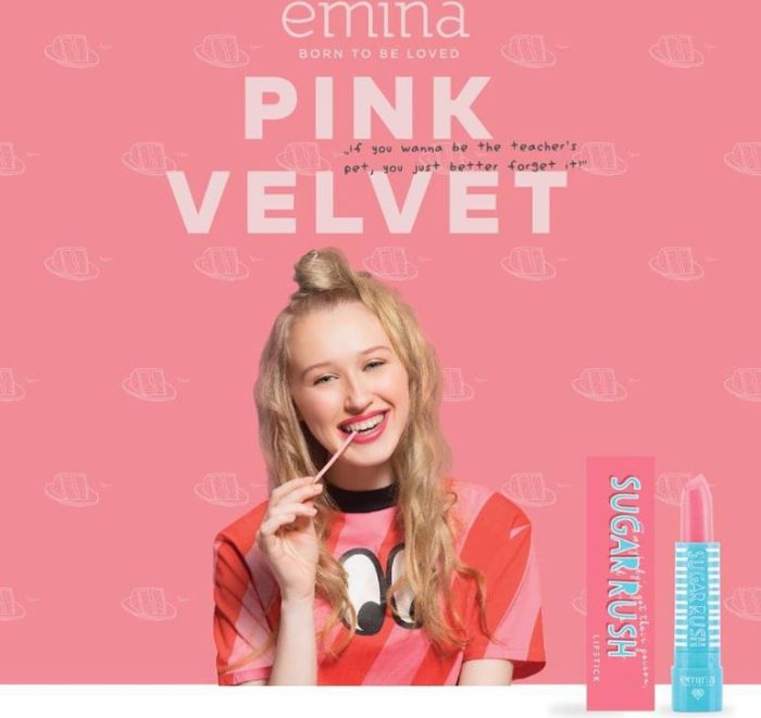 Emina Sugar Rush Lipstick - Pink Velvet