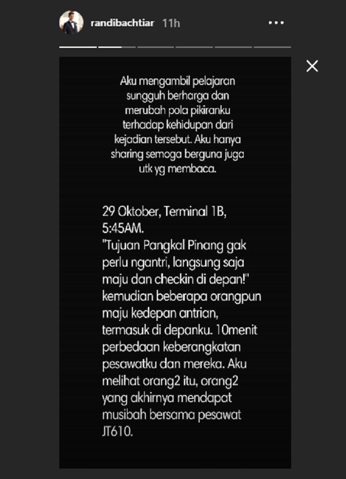 Lion Air Jatuh, Suami Tasya Kamila Ceritakan Detik-detik Sebelum Penumpang Naik Pesawat
