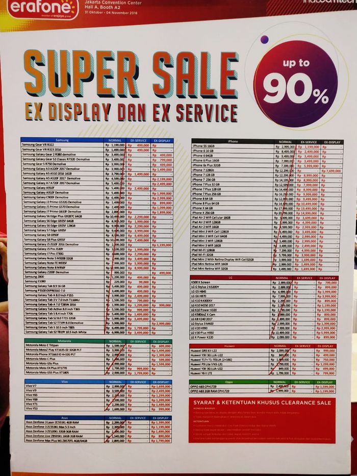 Super Sale 90%