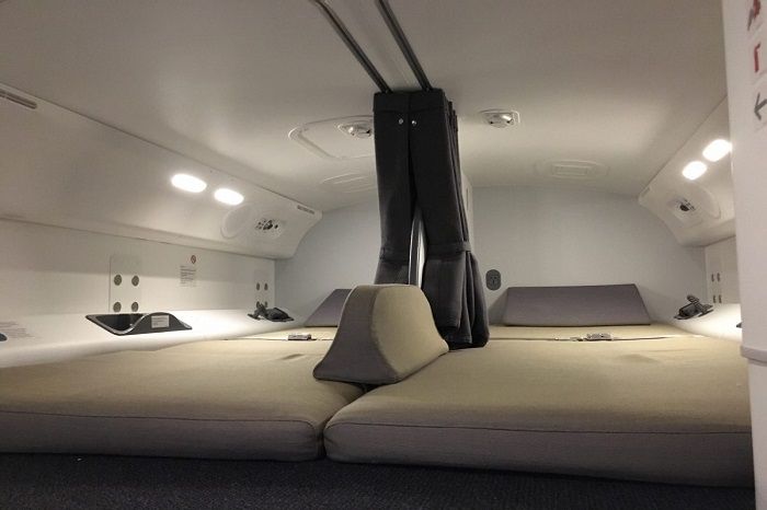 Kamar tidur pilot, nyaman dan canggih