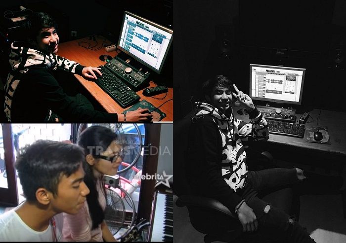 Hobi bermusik keluarga Iis dahlia tampak dari ruang bermusik rumah mewah Iis Dahlia