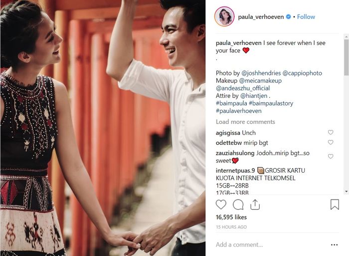 Ungkapan Paula Verhoeven Terhadap Pernikahannya yang Akan Segera Berlangsung