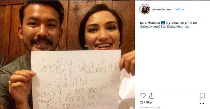 Ucapan dari Rio Dewanto dan Atiqah Hasiholan untuk Dana Paramita, wanita yang mengaku siap jadi istri kedua Ridwan Kamil