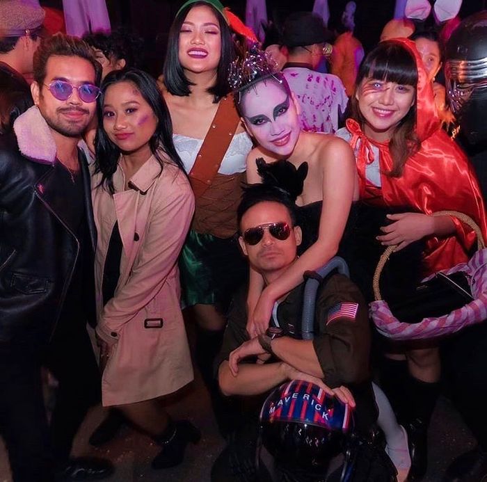 Keseruan Halloween Party BCL dan Ashraf Sinclair