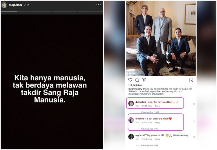 unggahan dan komentar Dul soal Maia Estianty