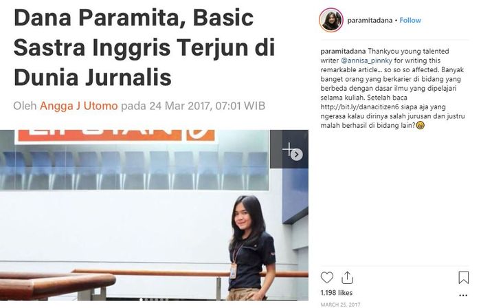 Dana Paramita, wanita yang mengaku siap jadi istri kedua Ridwan Kamil