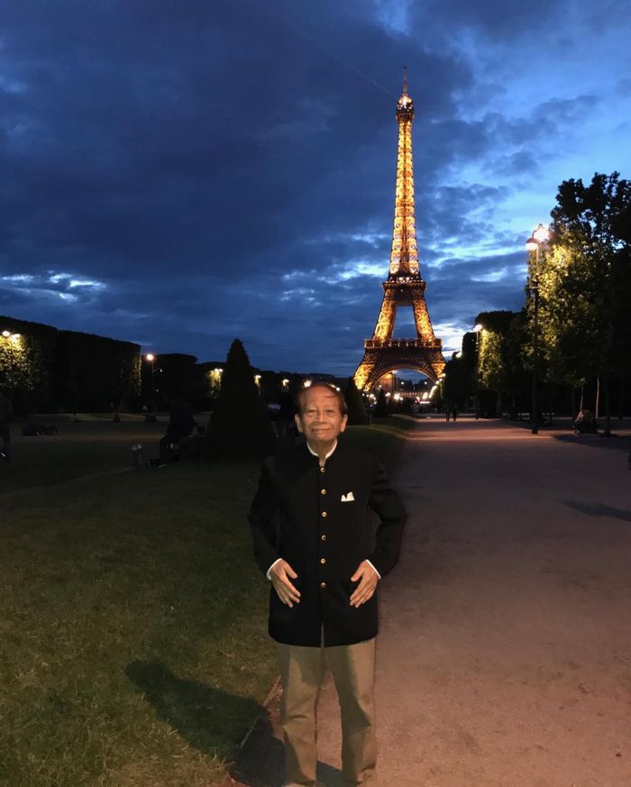 Gaya kece JHarjono Sigit, ayah Maia Estianty